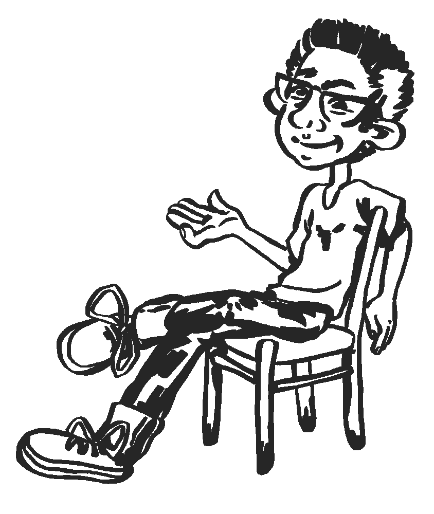 Illustration Entspannt